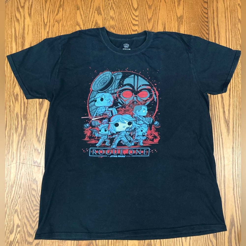 💫FUNKO/POP!TEES💫STAR WARS SMUGGLERS BOUNTY ROGUE ONE t/Shirt BLACK sz XL 💥NEW💥